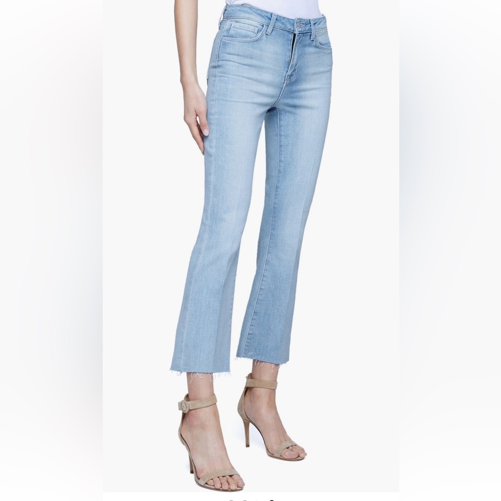 L’AGENCE Kendra High Waist Crop Flare Jeans